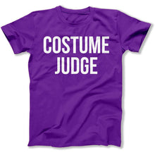 Load image into Gallery viewer, Costume Judge - T Shirt - COSTUME_JUDGE_-_mens_-_purple