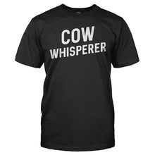 Load image into Gallery viewer, Cow Whisperer - T Shirt - COW_WHISPERER_-_Men_-_black