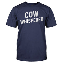 Load image into Gallery viewer, Cow Whisperer - T Shirt - COW_WHISPERER_-_Men_-_navyblue