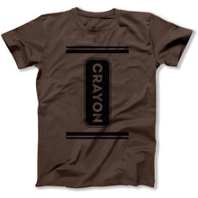 Load image into Gallery viewer, Crayons - T Shirt - CRAYONS_-_brown