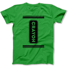 Load image into Gallery viewer, Crayons - T Shirt - CRAYONS_-_kelly_green