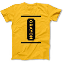 Load image into Gallery viewer, Crayons - T Shirt - CRAYONS_-_yellow
