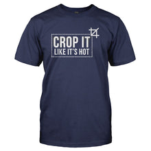Load image into Gallery viewer, Crop It Like It's Hot - T Shirt - CROP_IT_LIKE_IT_S_HOT_-_Men_-_navyblue