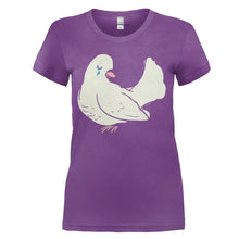 Load image into Gallery viewer, Crying Dove - T Shirt - CRYING_DOVE_-_ladies_-_purple