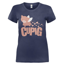 Load image into Gallery viewer, Cupig - T Shirt - CUPIG-_Ladies_-_Navy