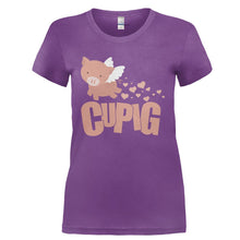Load image into Gallery viewer, Cupig - T Shirt - CUPIG-_Ladies_-_Purple