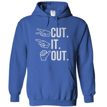 Load image into Gallery viewer, Cut. It. Out. - T Shirt - CUT_IT_OUT_-_hoodies_-_royal