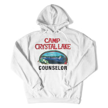 Load image into Gallery viewer, Camp Crystal Lake Counselor - T Shirt - Camp_Crystal_Lake_Counselor_hoodie_white