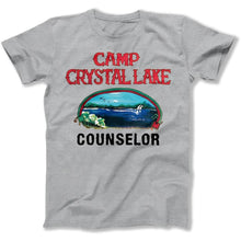 Load image into Gallery viewer, Camp Crystal Lake Counselor - T Shirt - Camp_Crystal_Lake_Counselor_men_heather