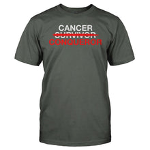 Load image into Gallery viewer, Cancer Conqueror - T Shirt - Cancer_Conqueror_men_charcoal