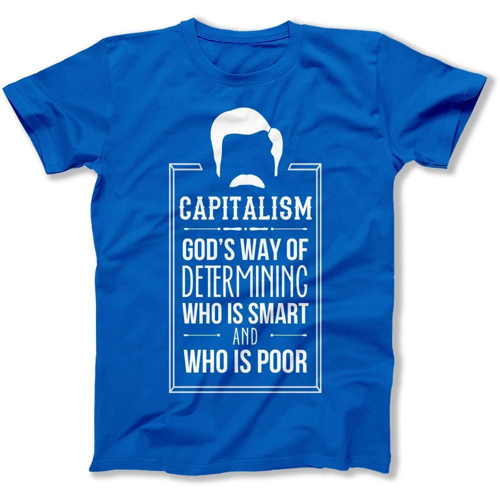 Load image into Gallery viewer, Capitalism - T Shirt - Capitalism_men_royal