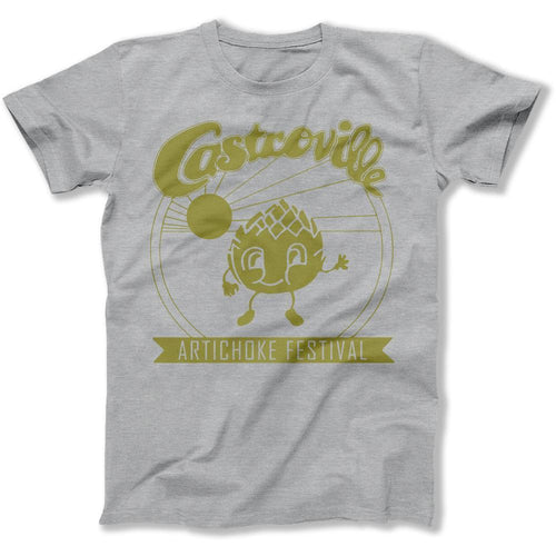 Castroville Artichoke Festival - T Shirt - Castroville_Artichoke_Festival_men_heather