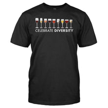 Load image into Gallery viewer, Celebrate Diversity - Wine - T Shirt - Celebrate_Diversity_-_Wine_black