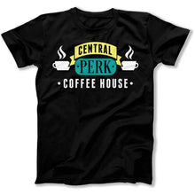 Load image into Gallery viewer, Central Perk Coffee House - T Shirt - Central_Perk_Coffee_House_men_black