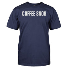 Load image into Gallery viewer, Coffee Snob - T Shirt - Coffee_Snob_navy