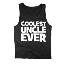 Load image into Gallery viewer, Coolest Uncle Ever Tank Top - Coolest_Uncle_Ever_black