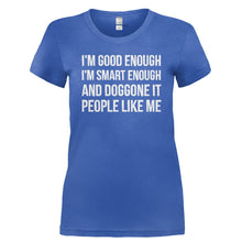 Load image into Gallery viewer, Daily Affirmation With Stuart Smalley - T Shirt - DAILY_AFFIRMATION_WITH_STUART_SMALLEY-_Ladies_-_Royal