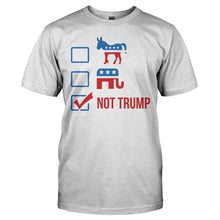 Load image into Gallery viewer, Democrat, Republican, Not Trump - T Shirt - DEMOCRAT_REPUBLICAN_NOT_TRUMP_-_men_-_white