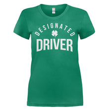 Load image into Gallery viewer, Designated Driver - T Shirt - DESIGNATED_DRIVER-_Ladies_-_Kelly_Green