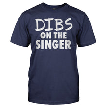 Load image into Gallery viewer, Dibs On The Singer - T Shirt - DIBS_ON_THE_SINGER_-_Men_-_navyblue