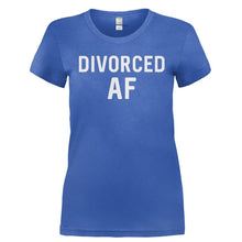 Load image into Gallery viewer, Divorced AF - T Shirt - DIVORCED_AF-_Ladies_-_Royal