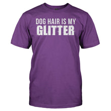 Load image into Gallery viewer, Dog Hair Is My Glitter - T Shirt - DOG_HAIR_IS_MY_GLITTER_-_Men_-_purple