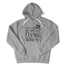 Load image into Gallery viewer, Don't Make Me Get My Flying Monkeys - T Shirt - DON_T_MAKE_ME_GET_MY_FLYING_MONKEYS_-_hoodies_-_heathergrey