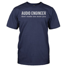 Load image into Gallery viewer, Don't Make Me Mute You - T Shirt - DON_T_MAKE_ME_MUTE_YOU_-_Men_-_navyblue