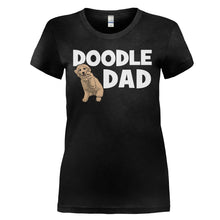 Load image into Gallery viewer, Doodle Dad - T Shirt - DOODLE_DAD_-_Ladies_-_black