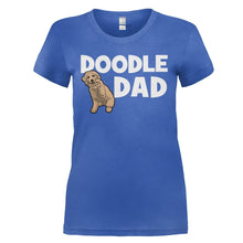 Load image into Gallery viewer, Doodle Dad - T Shirt - DOODLE_DAD_-_Ladies_-_royalblue