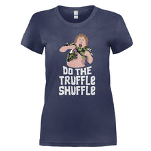 Load image into Gallery viewer, Do the Truffle Shuffle - T Shirt - DO_THE_TRUFFLE_SHUFFLE_-_ladies_-_navy