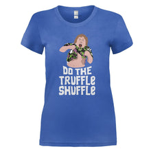 Load image into Gallery viewer, Do the Truffle Shuffle - T Shirt - DO_THE_TRUFFLE_SHUFFLE_-_ladies_-_royal