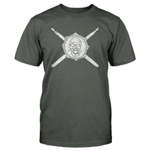 Load image into Gallery viewer, Drums and Crossbones - T Shirt - DRUMS_AND_CROSSBONES_-_Men_-_charcoal