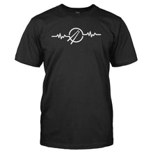 Load image into Gallery viewer, Drums Heartbeat - T Shirt - DRUMS_HEARTBEAT_-_Men_-_black
