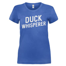 Load image into Gallery viewer, Duck Whisperer - T Shirt - DUCK_WHISPERER_-_Ladies_-_royalblue