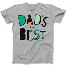 Load image into Gallery viewer, Dad's the Best - T Shirt - Dad_s_the_Best_men_heathergrey