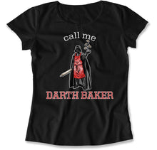 Load image into Gallery viewer, Darth Baker - T Shirt - Darth_Baker_women_black