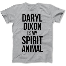 Load image into Gallery viewer, Daryl Dixon Is My Spirit Animal - T Shirt - Daryl_Dixon_Is_My_Spirit_Animal_men_heather
