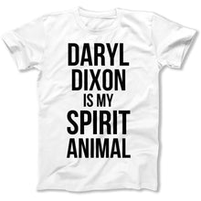 Load image into Gallery viewer, Daryl Dixon Is My Spirit Animal - T Shirt - Daryl_Dixon_Is_My_Spirit_Animal_men_white