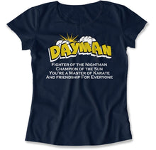 Load image into Gallery viewer, Dayman - T Shirt - Dayman_women_navy