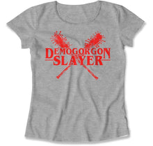 Load image into Gallery viewer, Demogorgon Slayer - T Shirt - Demogorgon_Slayer_women_heather