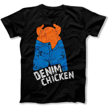 Load image into Gallery viewer, Denim Chicken - T Shirt - Denim_Chicken_men_black