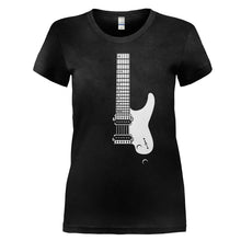 Load image into Gallery viewer, D-Guitar - T Shirt - Dinky_Guitar_-_ladies_-_black