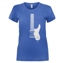 Load image into Gallery viewer, D-Guitar - T Shirt - Dinky_Guitar_-_ladies_-_royal