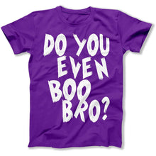 Load image into Gallery viewer, Do you even Boo Bro? - T Shirt - Do_you_even_Boo_Bro_men_purpl
