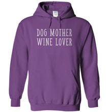 Load image into Gallery viewer, Dog Mother Wine Lover - T Shirt - Dog_Mother_Wine_Lover_-_hoodies_-_purple