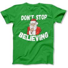 Load image into Gallery viewer, Don't Stop Believing - T Shirt - Don_t_Stop_Believing_men_kellygreen