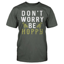 Load image into Gallery viewer, Don't Worry Be Hoppy - T Shirt - Don_t_Worry_Be_Hoppy_charcoal