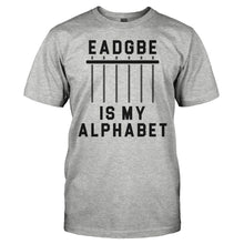 Load image into Gallery viewer, EADGBE is My Alphabet - T Shirt - EADGBE_is_my_Alphabet_-_men_-_heathergrey