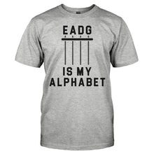 Load image into Gallery viewer, EADG is My Alphabet - T Shirt - EADG_is_my_Alphabet_-_men_-_heathergrey
